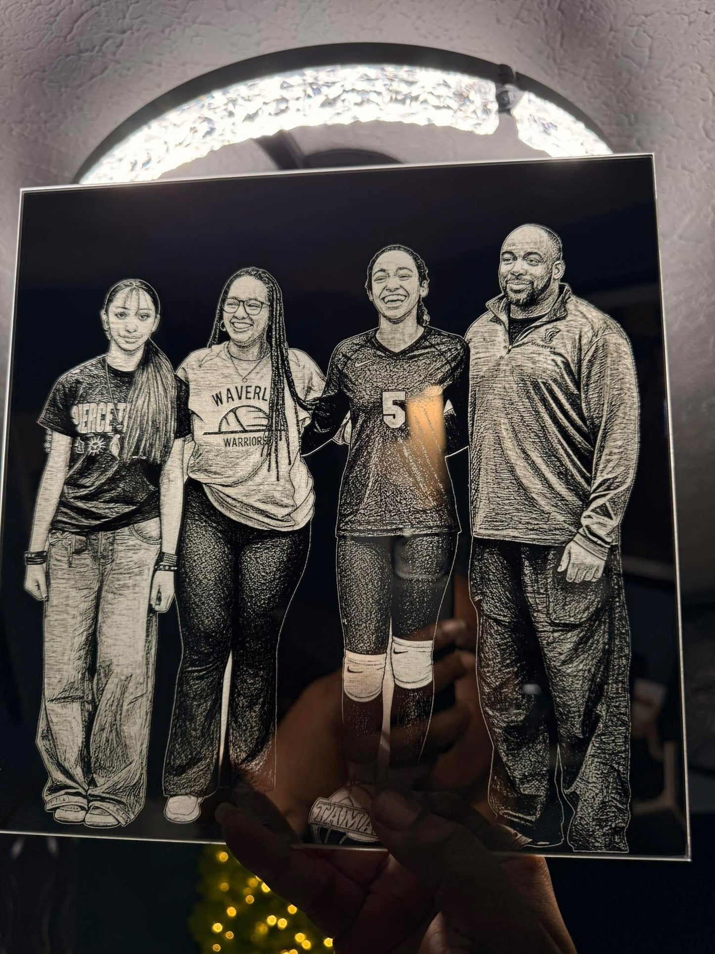 8x8 Custom Acrylic Portrait