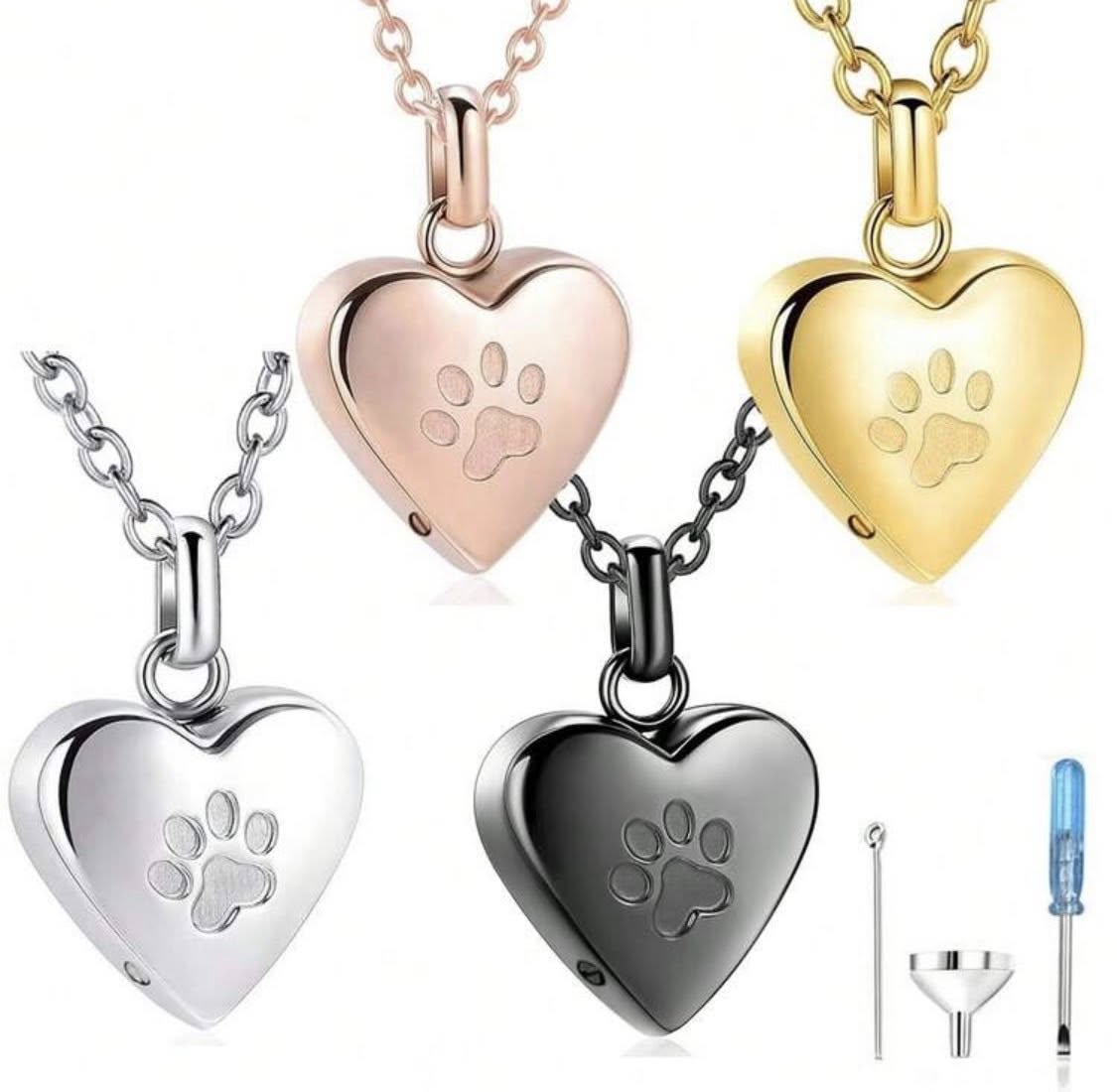Personalized Engraved Urn Necklace (Pet or Human Memorial)