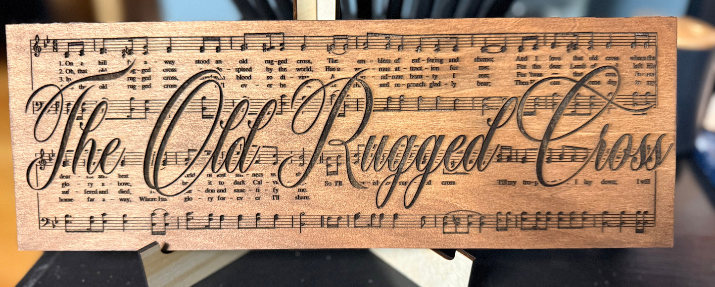 Custom Engraved Wood Keepsake