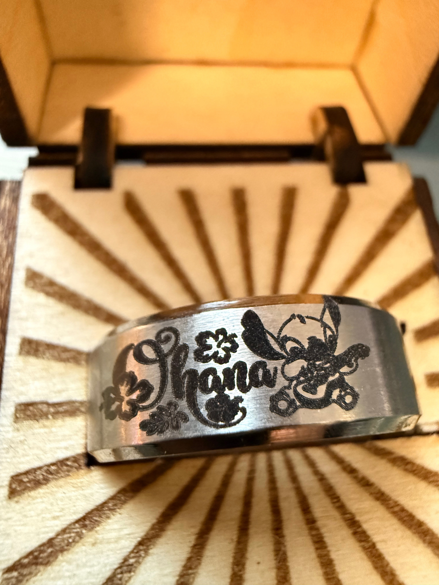 Custom Photo Engraved Ring
