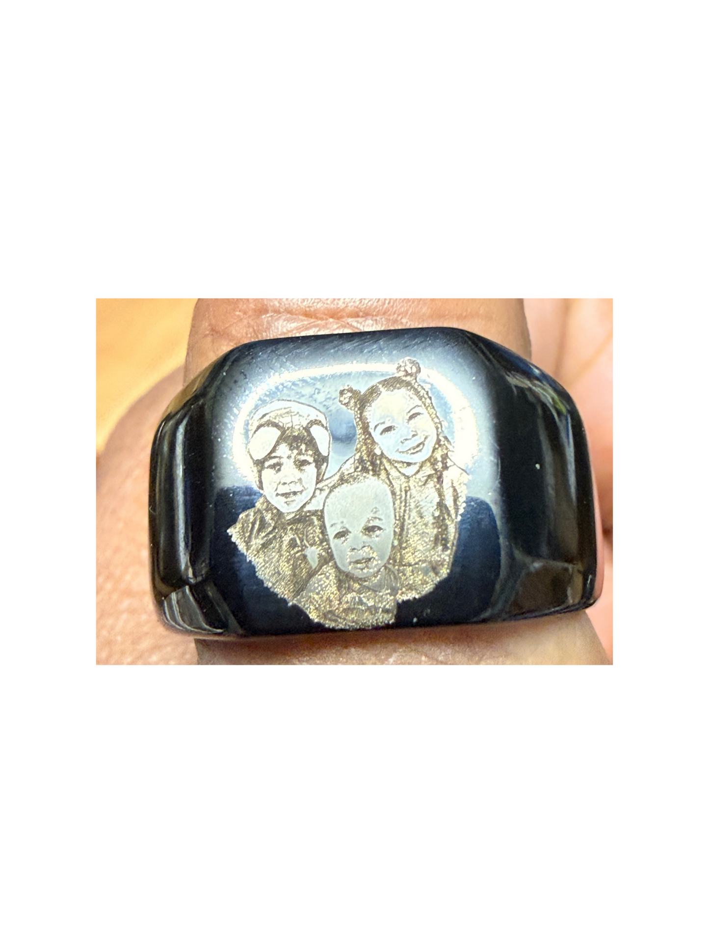 Custom Photo Engraved Ring