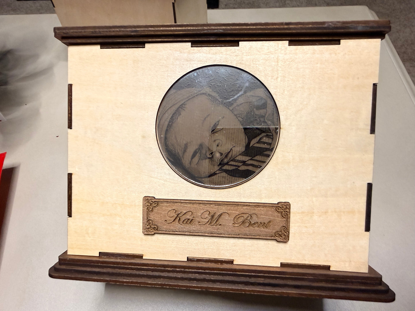 A Year of Firsts Keepsake Chest.