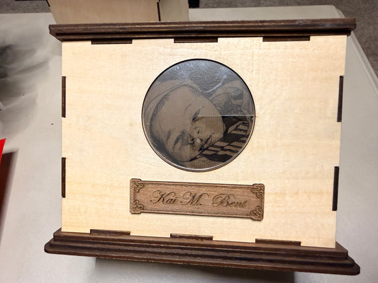 A Year of Firsts Keepsake Chest.