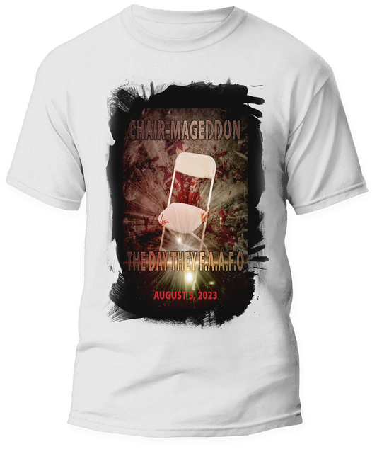 Chair-mageddon Digital Sublimation T-Shirt Design