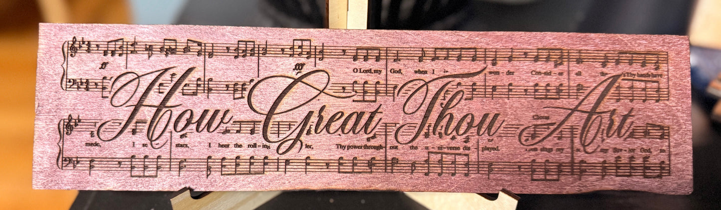 Custom Engraved Wood Keepsake