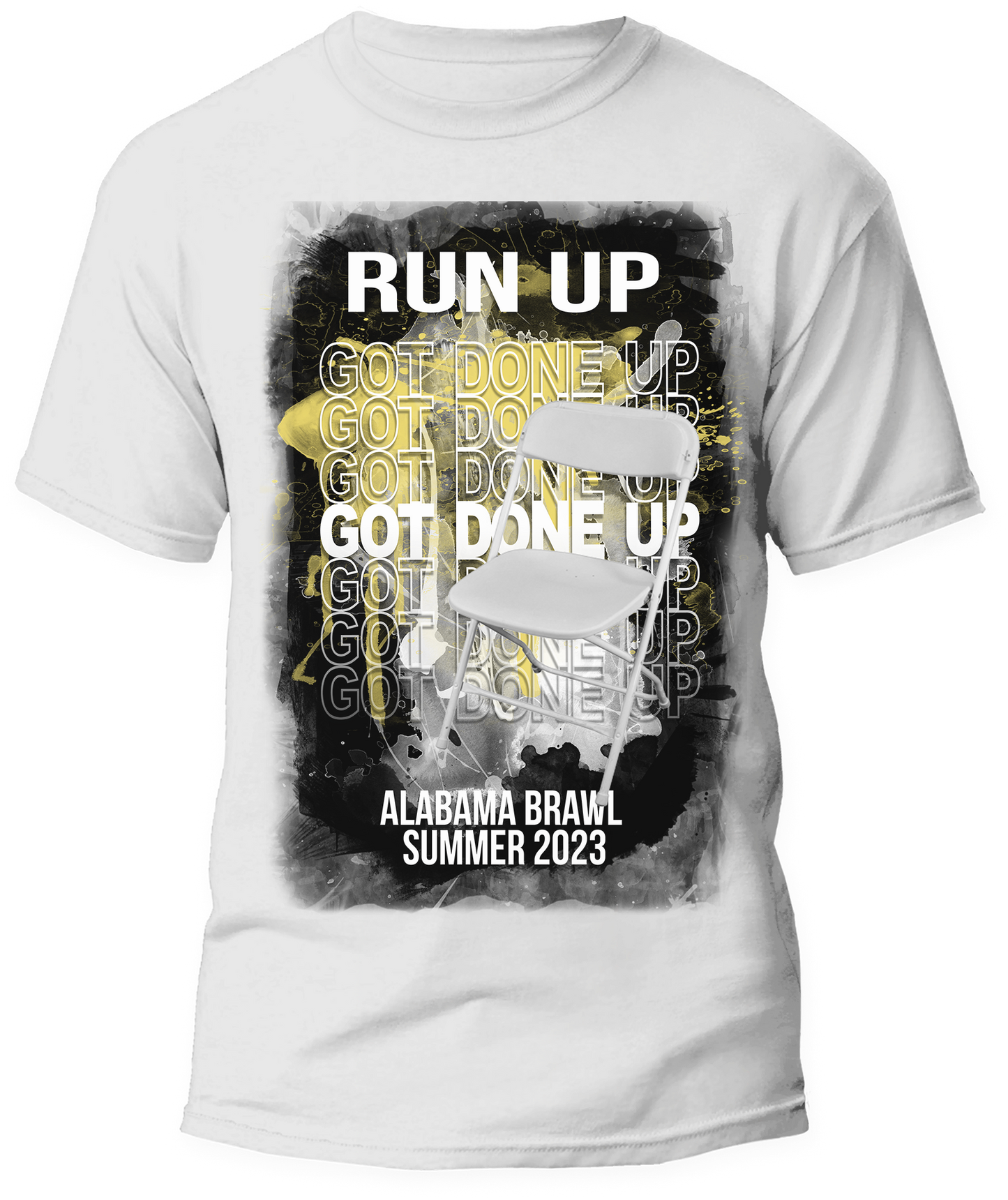 Run Up, Got Done Up Digital Sublimation T-Shirt Design