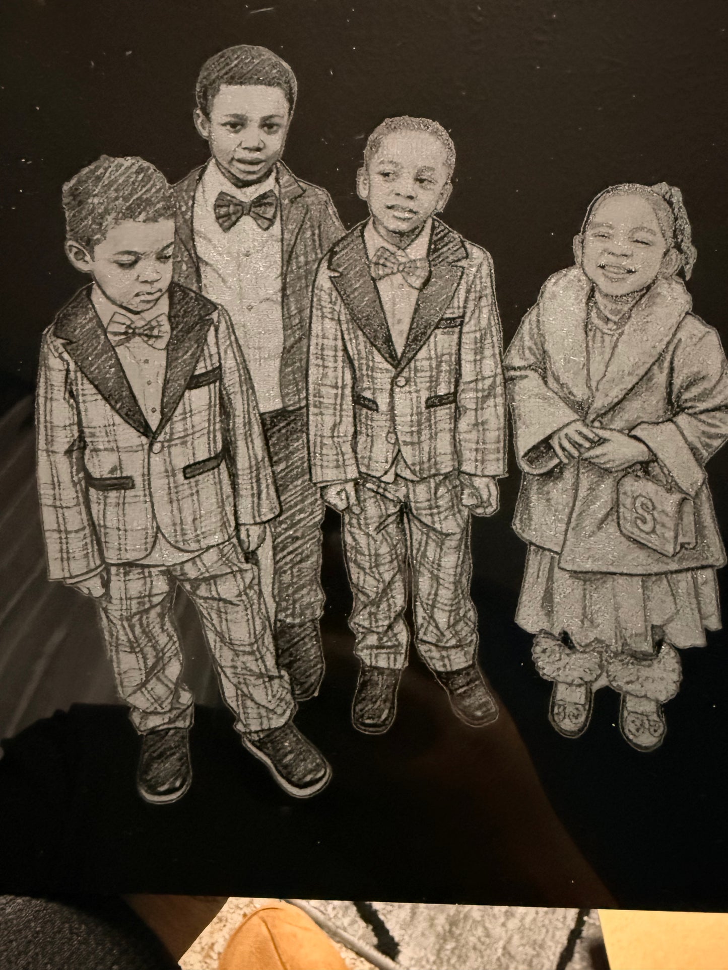 8x8 Custom Acrylic Portrait