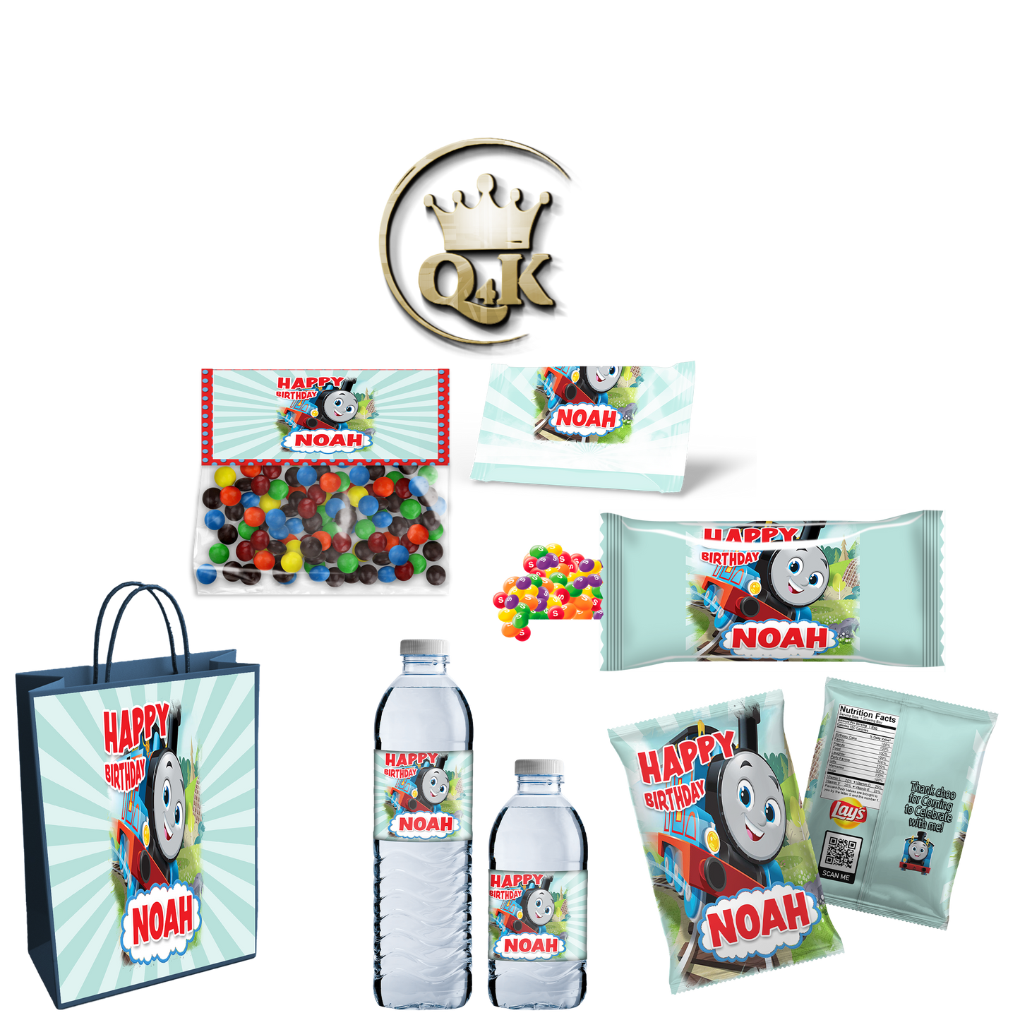 Customize Train Party Favor