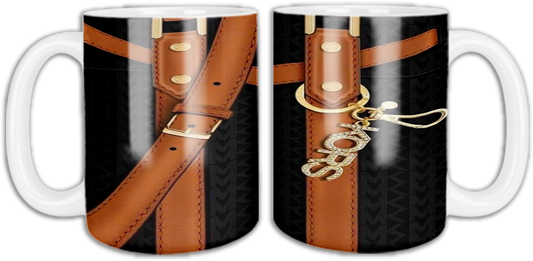 Black Mug wrap Sublimation Digital Download